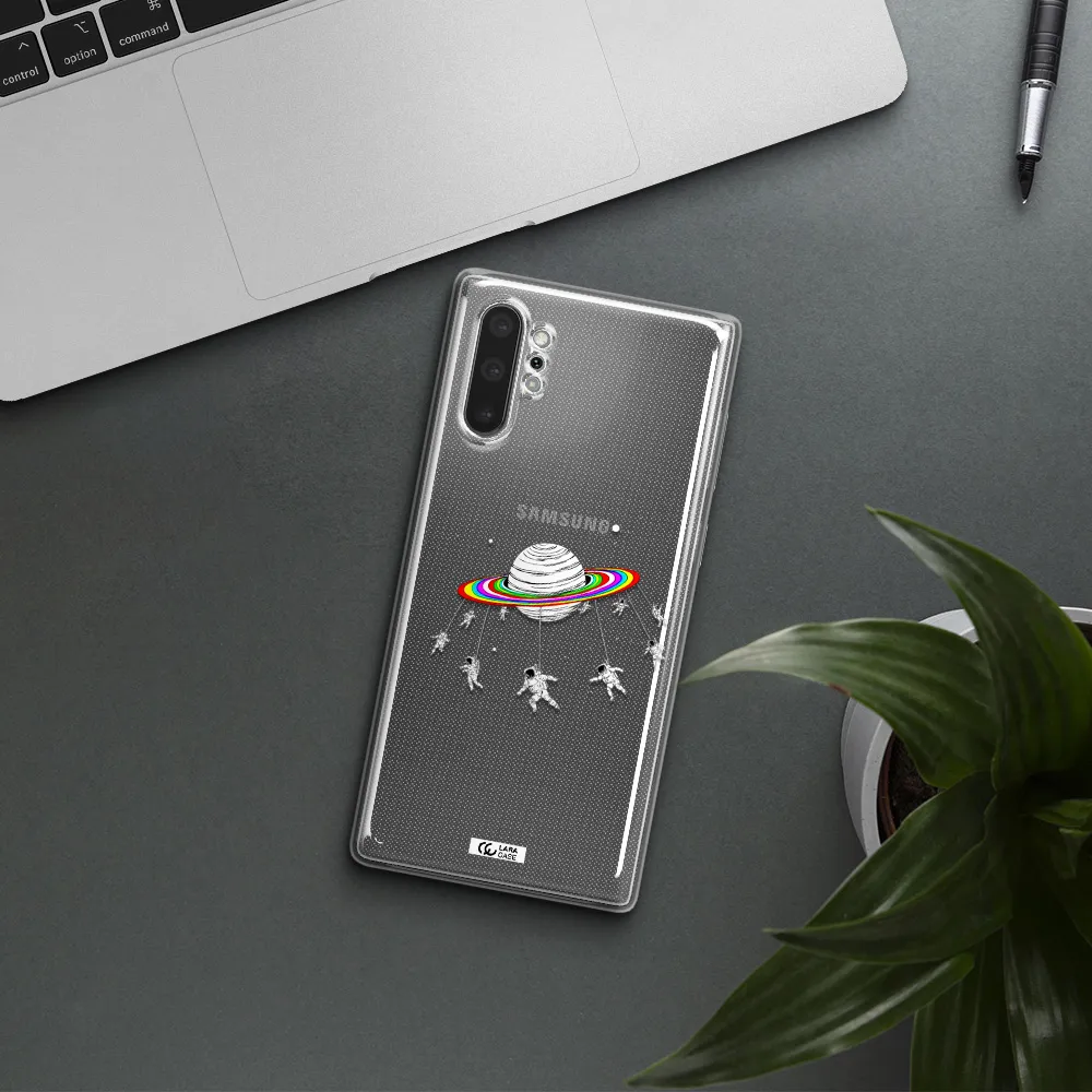 Pluto Rainbow Samsung Note 10 Plus Clear TPU Case