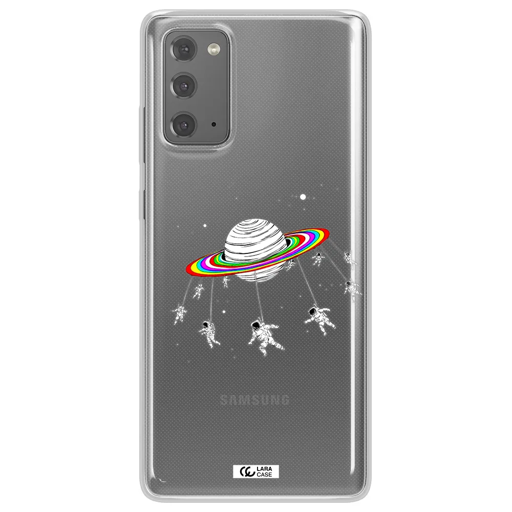 Pluto Rainbow Samsung Note 20 Clear TPU Case