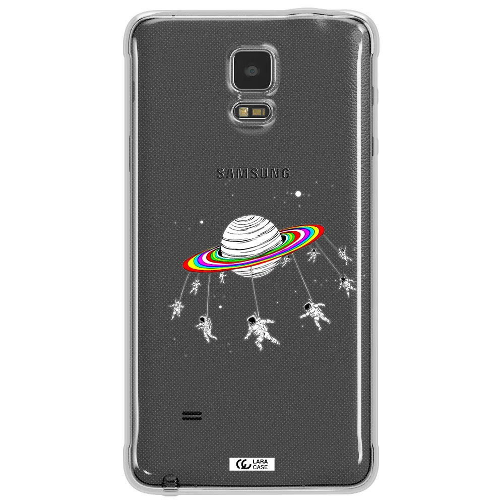 Pluto Rainbow Samsung Note 4 Clear TPU Case