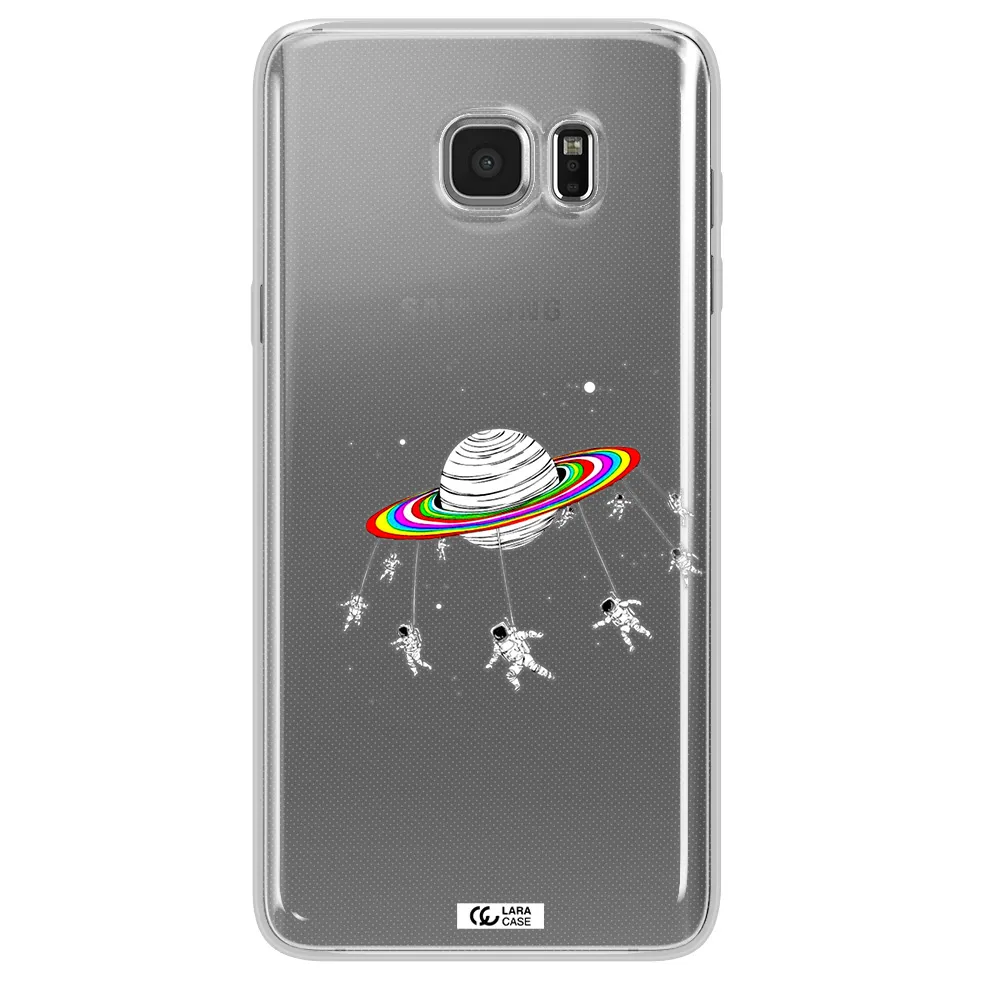 Pluto Rainbow Samsung Note 5 Clear TPU Case