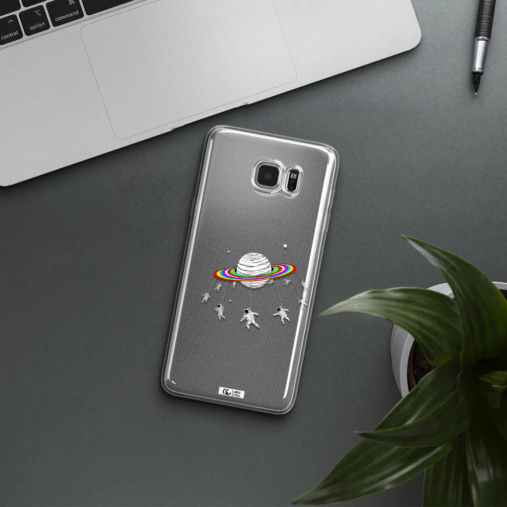 Pluto Rainbow Samsung Note 5 Clear TPU Case