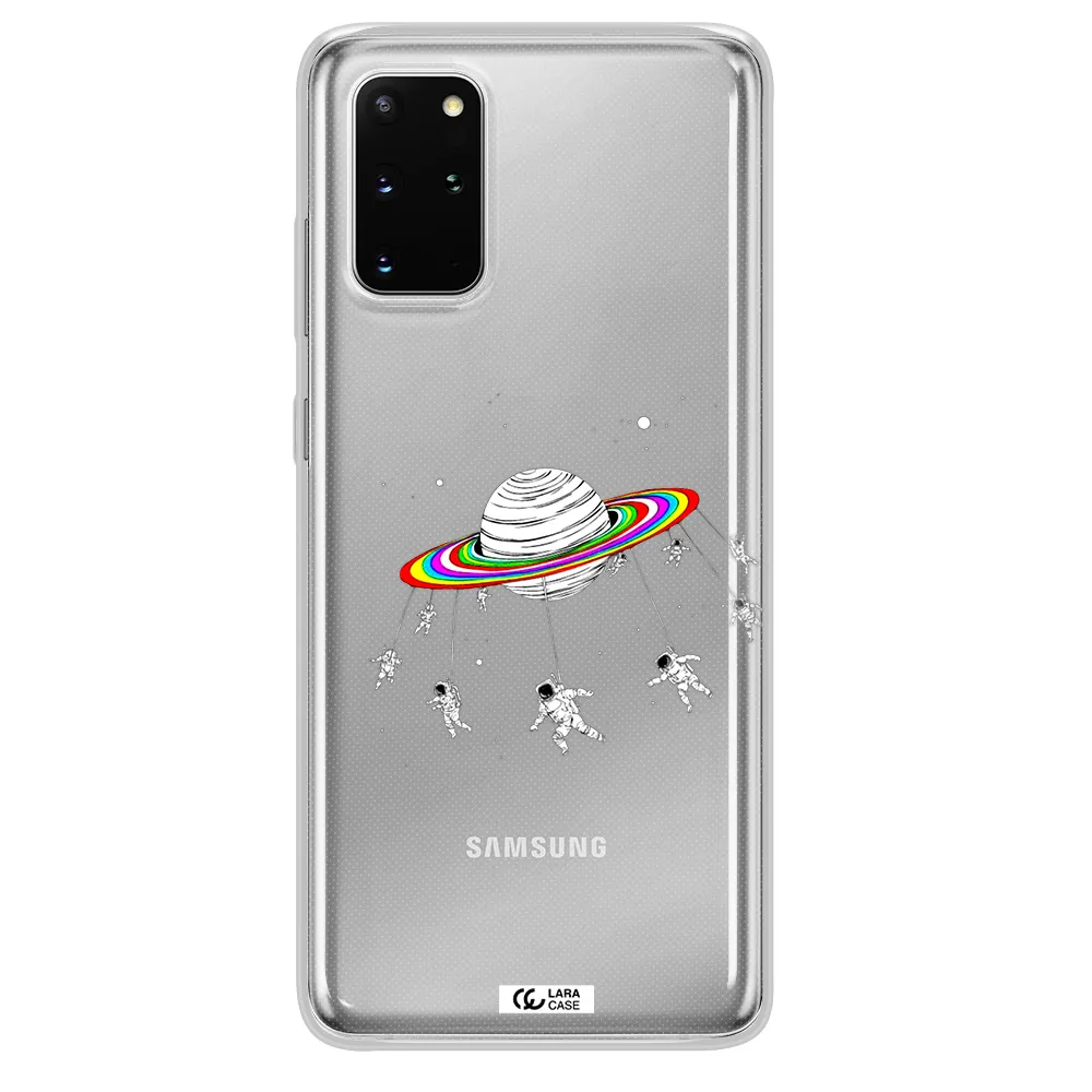 Pluto Rainbow Samsung S 20 Plus Clear TPU Case