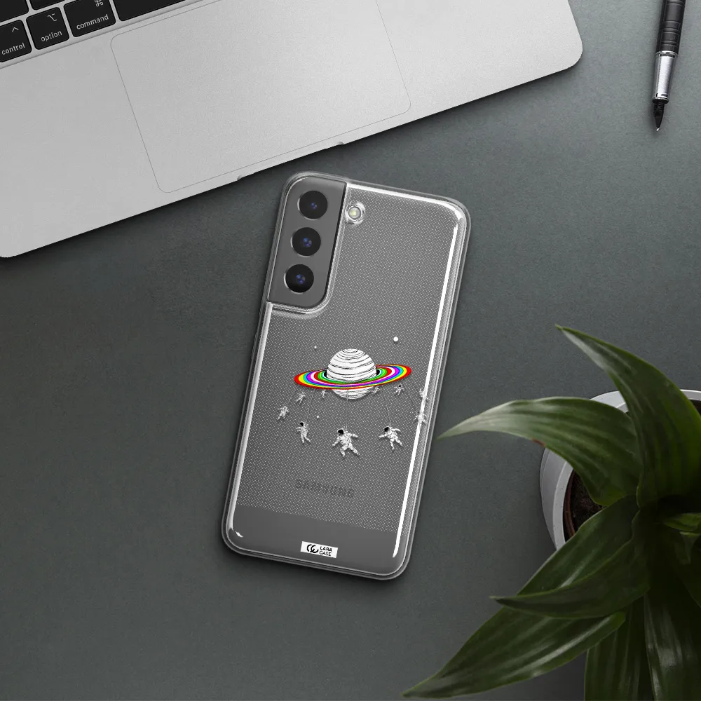 Pluto Rainbow Samsung S 22 Clear TPU Case