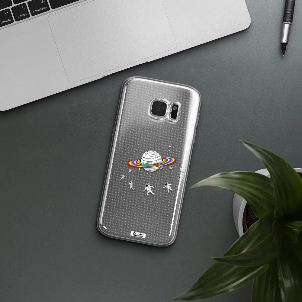 Pluto Rainbow Samsung S 7 Clear TPU Case