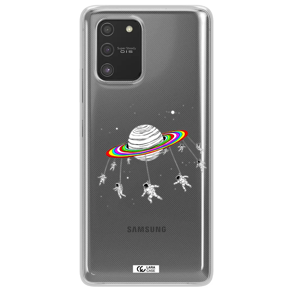 Pluto Rainbow Samsung S10 Lite Clear TPU Case