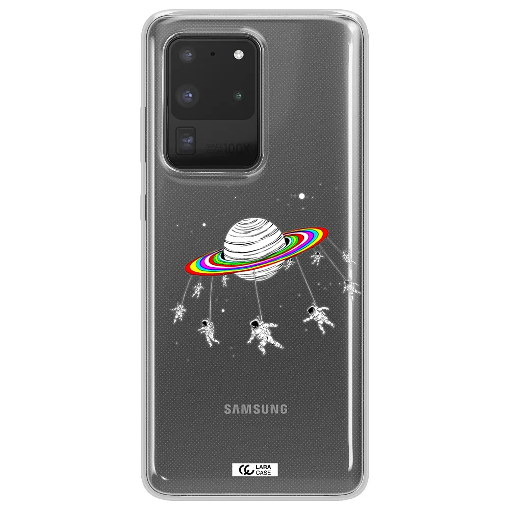 Pluto Rainbow Samsung S20 Ultra Clear TPU Case