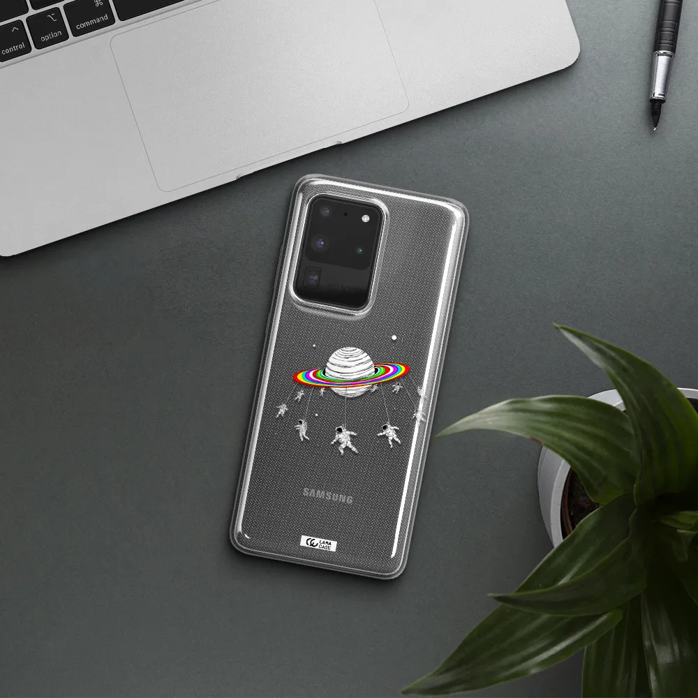 Pluto Rainbow Samsung S20 Ultra Clear TPU Case
