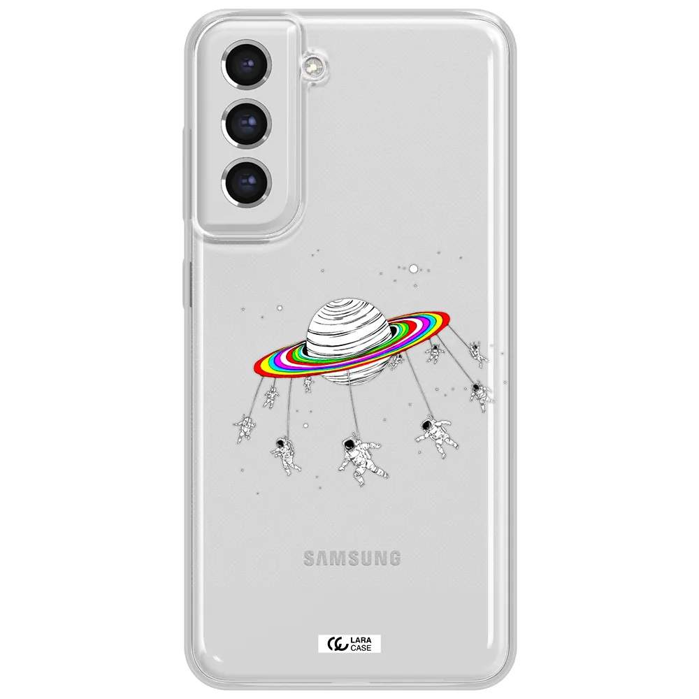 Pluto Rainbow Samsung S21 Fe Clear Tpu Case