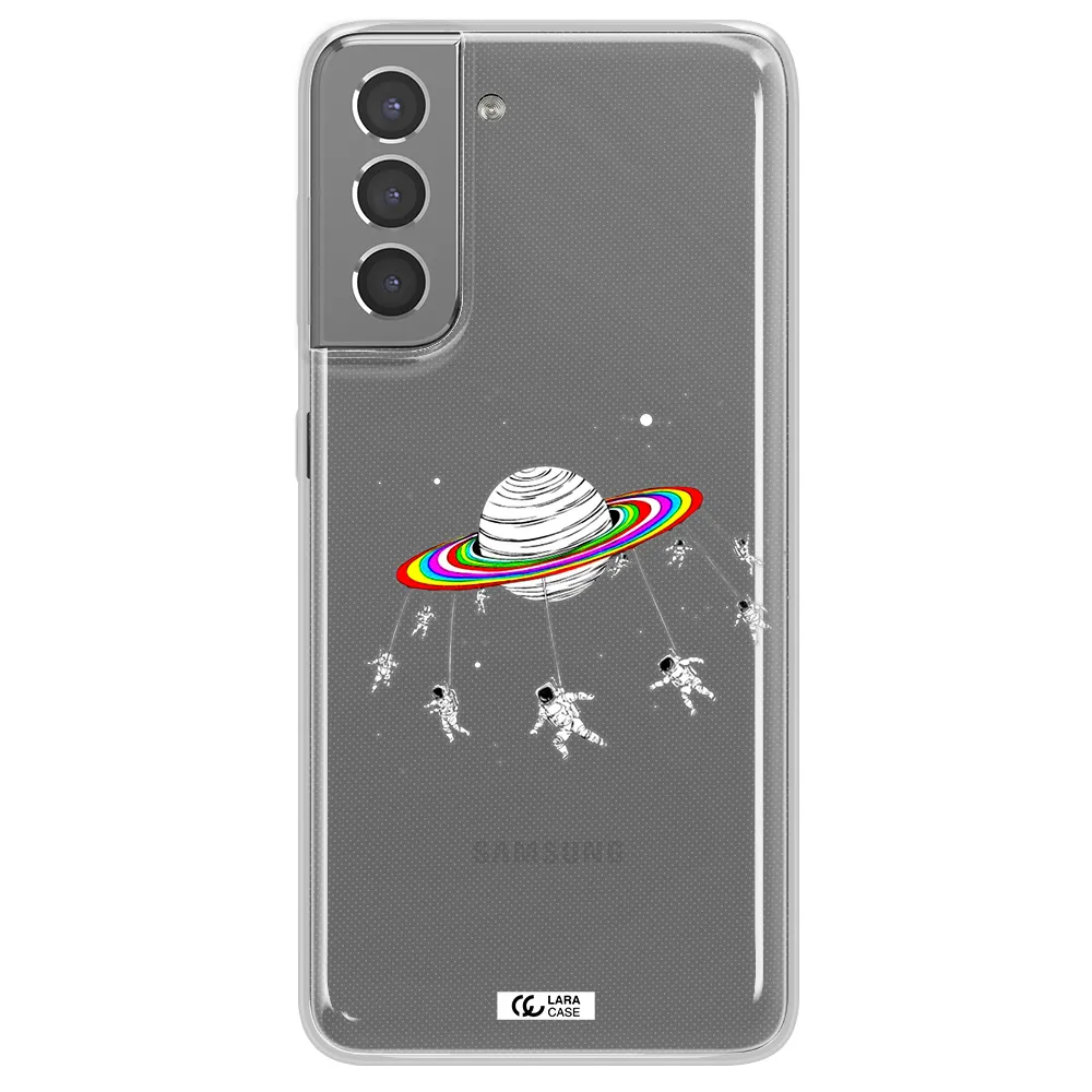 Pluto Rainbow Samsung S21 Plus Clear TPU Case