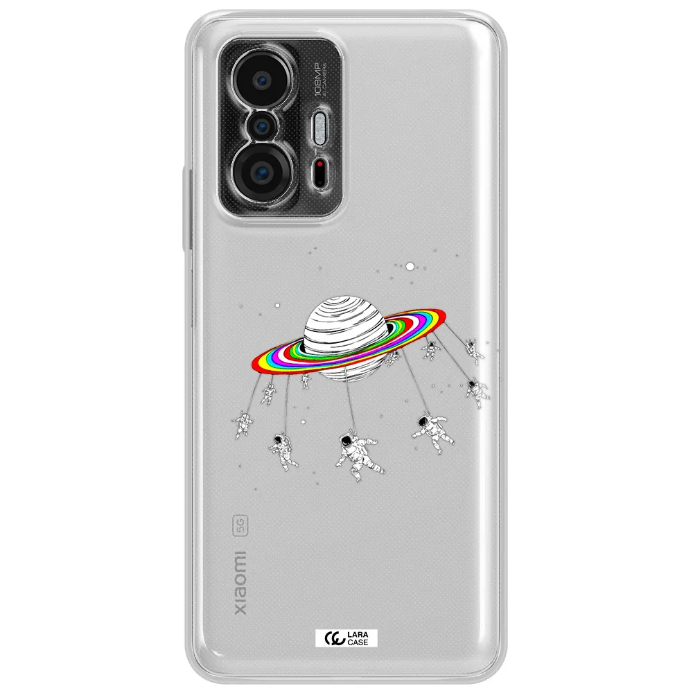 Pluto Rainbow Xiaomi 11T Clear Tpu Case