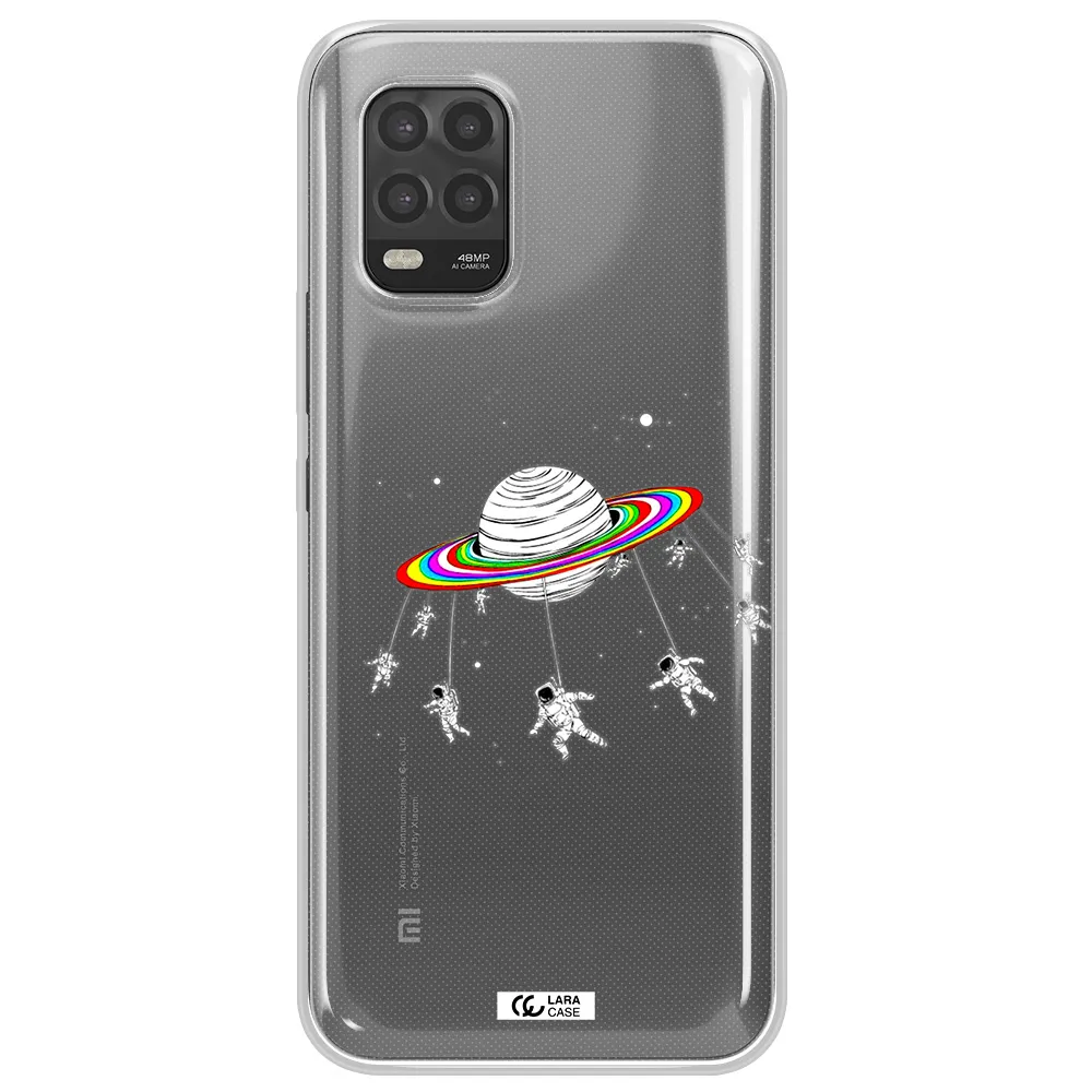 Pluto Rainbow Xiaomi Mi 10 Lite Clear TPU Case