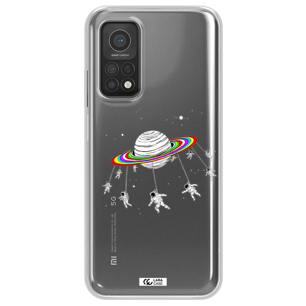 Pluto Rainbow Xiaomi Mi 10T Clear TPU Case