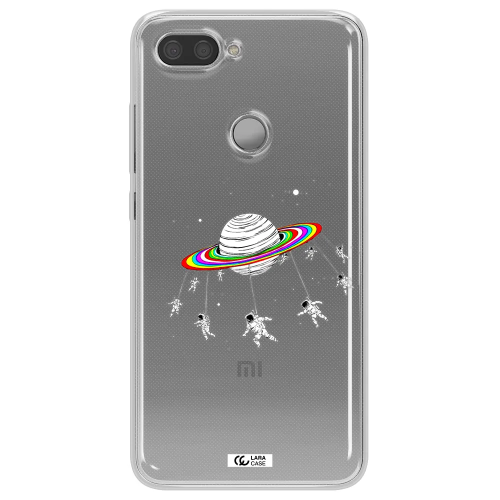Pluto Rainbow Xiaomi Mi 8 Lite Clear TPU Case