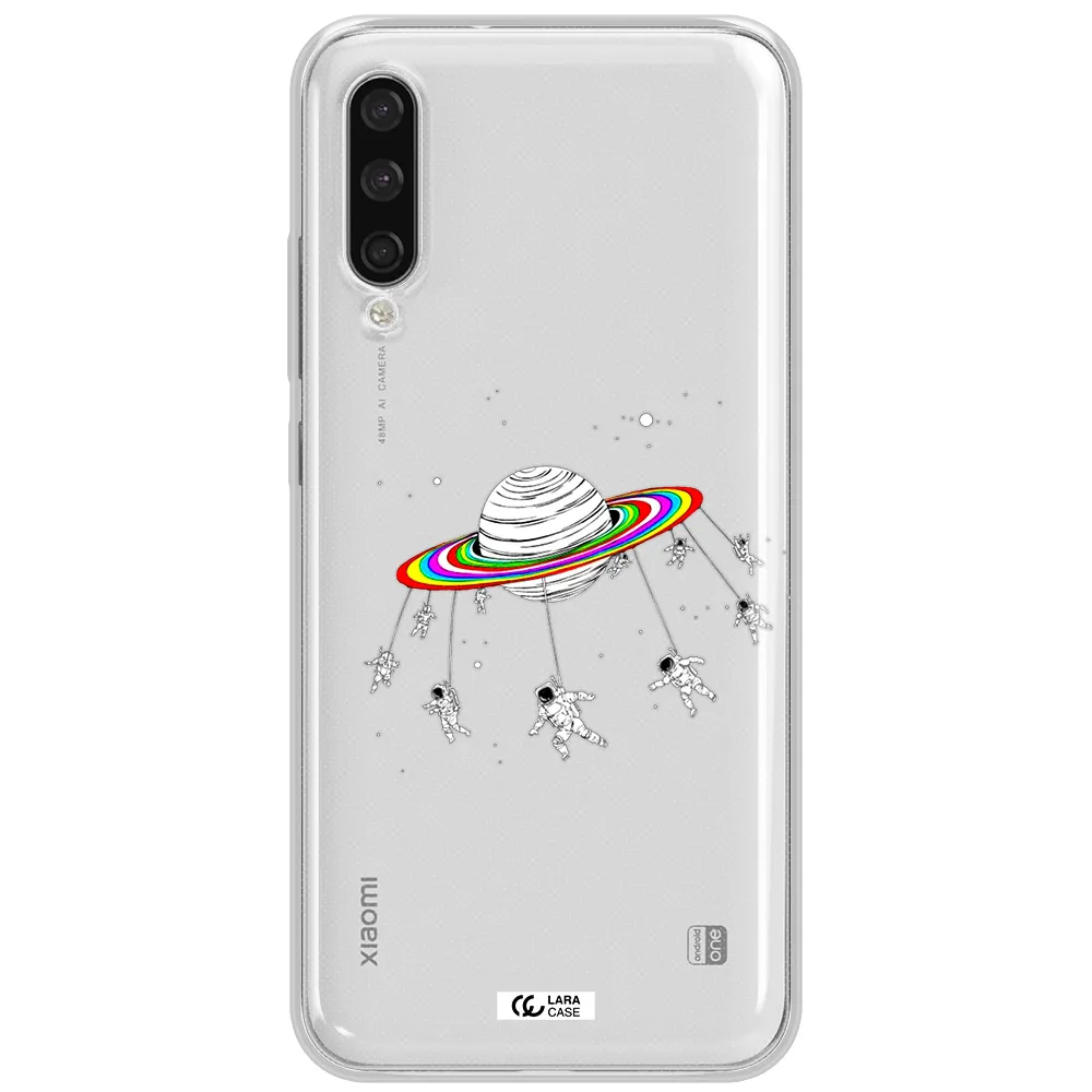 Pluto Rainbow Xiaomi Mi A3 Clear Tpu Case