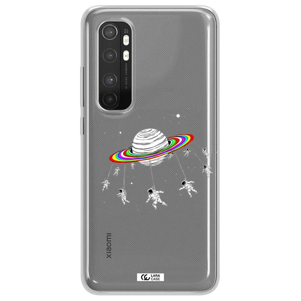 Pluto Rainbow Xiaomi Mi Note 10 Lite Clear TPU Case