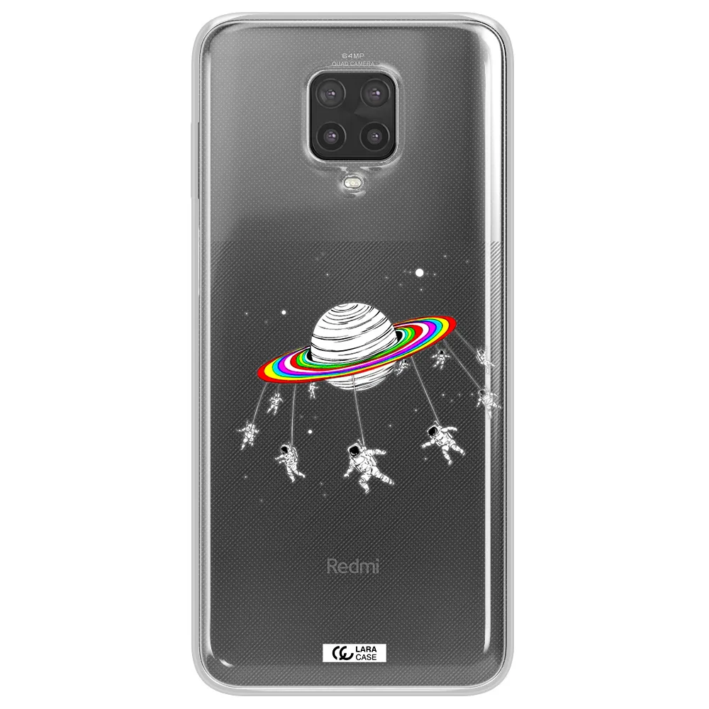 Pluto Rainbow Xiaomi Note 9 Pro Clear TPU Case