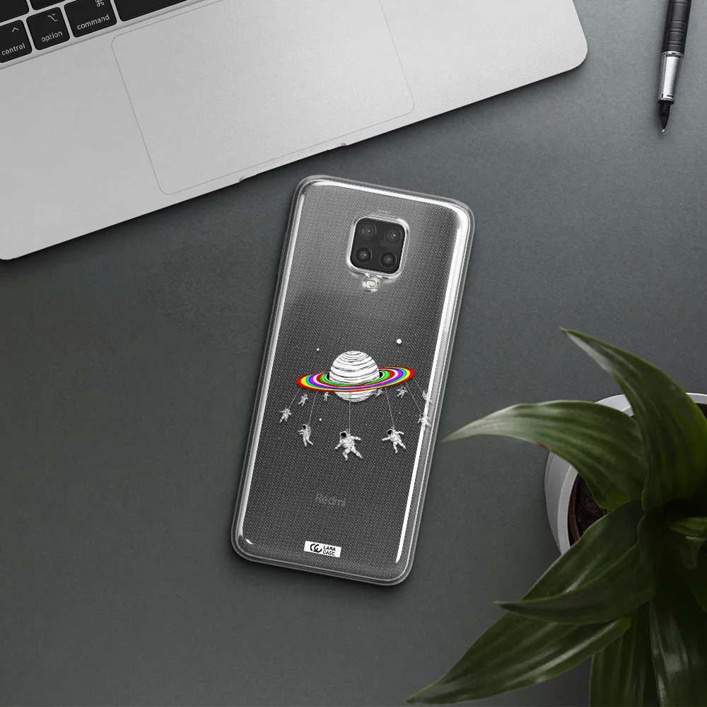 Pluto Rainbow Xiaomi Note 9 Pro Clear TPU Case