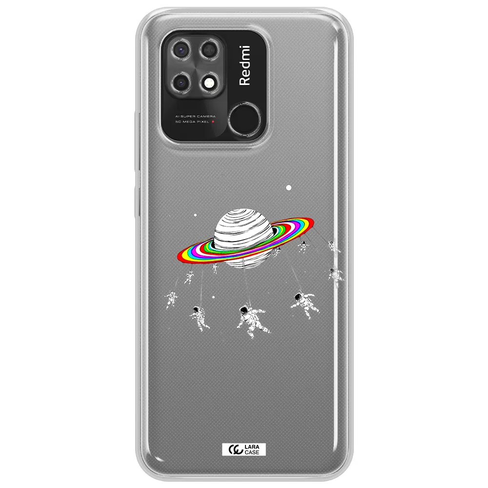 Pluto Rainbow Xiaomi Redmi 10C Clear TPU Case