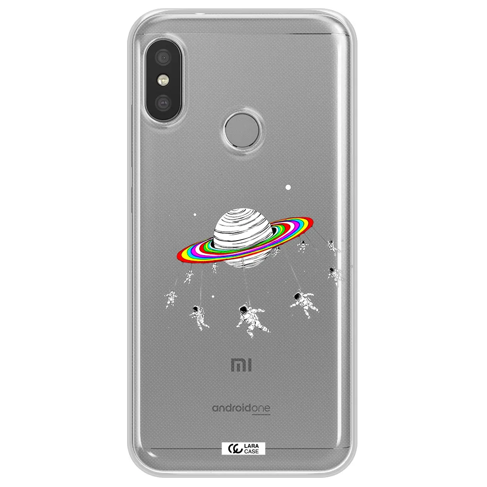 Pluto Rainbow Xiaomi Redmi 6 Pro Clear TPU Case