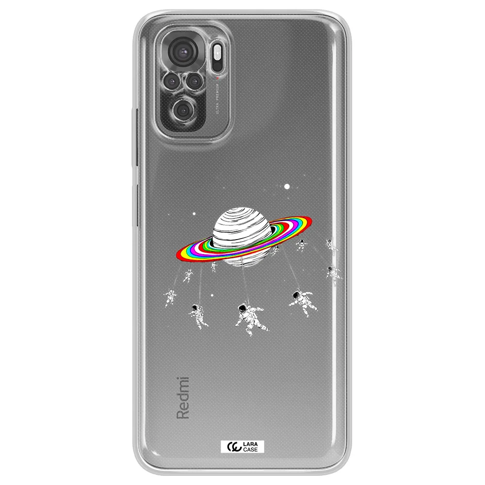 Pluto Rainbow Xiaomi Redmi Note 10S Clear Tpu Case