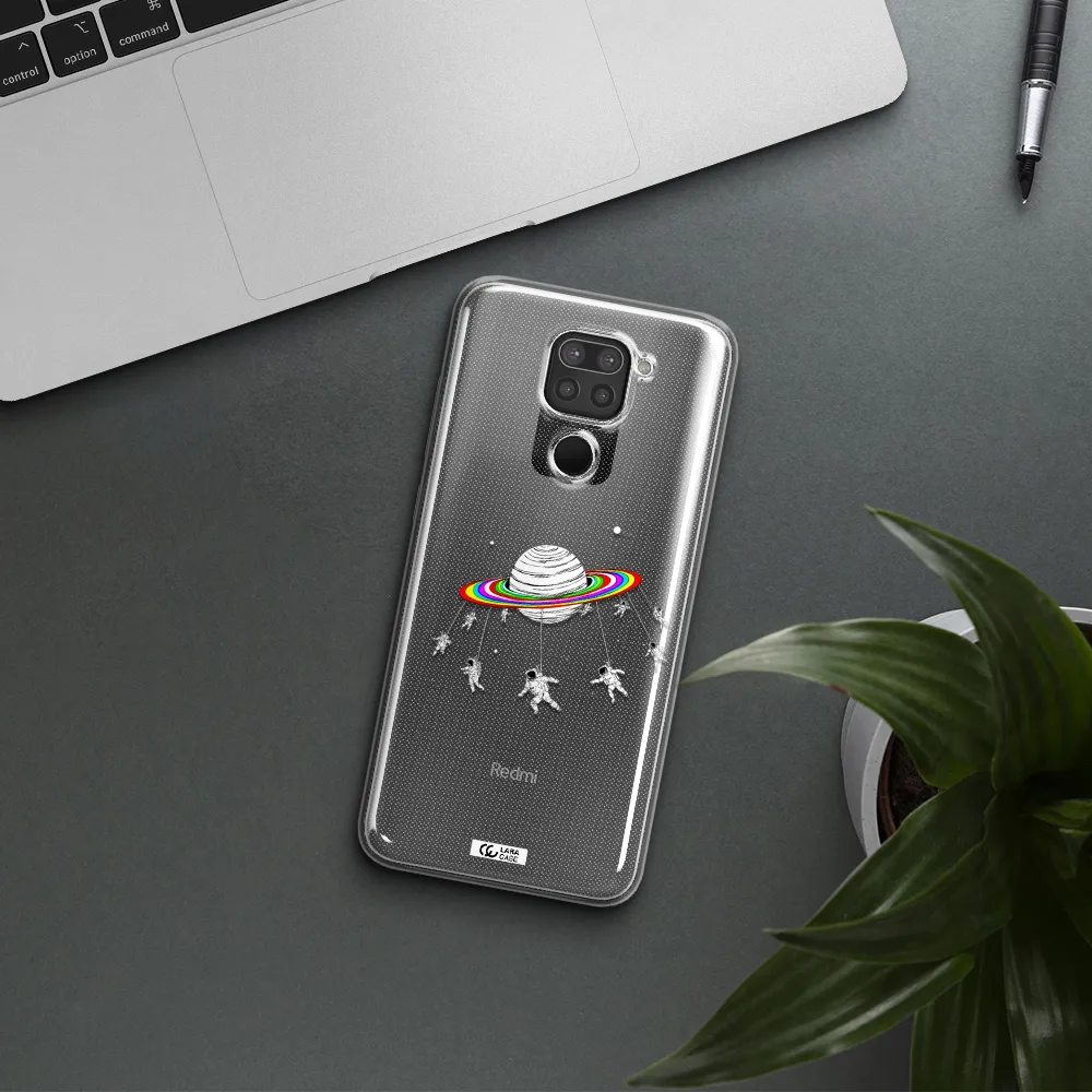 Pluto Rainbow Xiaomi Redmi Note 9 Clear TPU Case