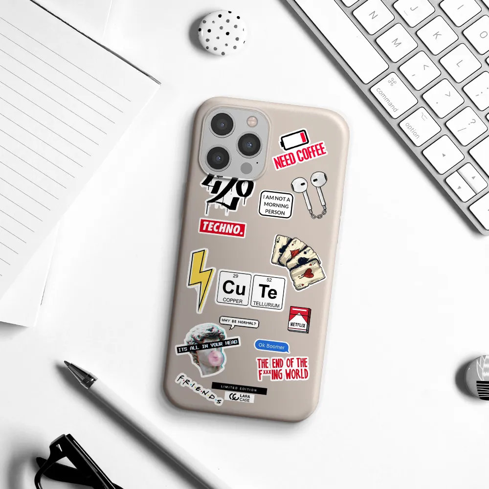 Cute Apple iPhone 12 pro Silicone Stone Case