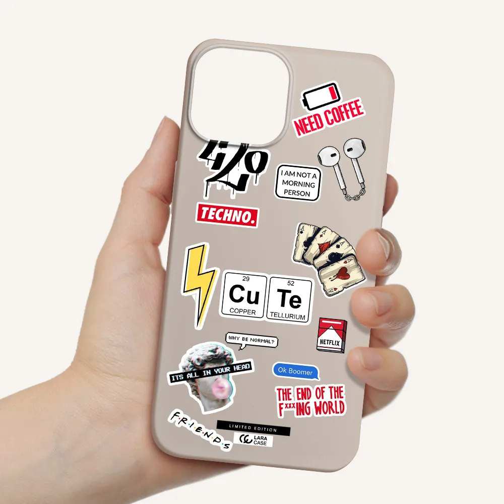 Cute Apple iPhone 13 Silicone Stone Case