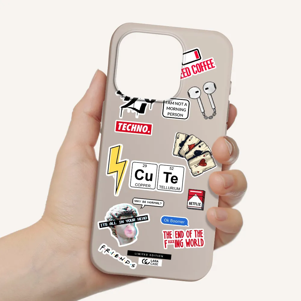 Cute Apple Iphone 15 Pro Silicone Stone Case