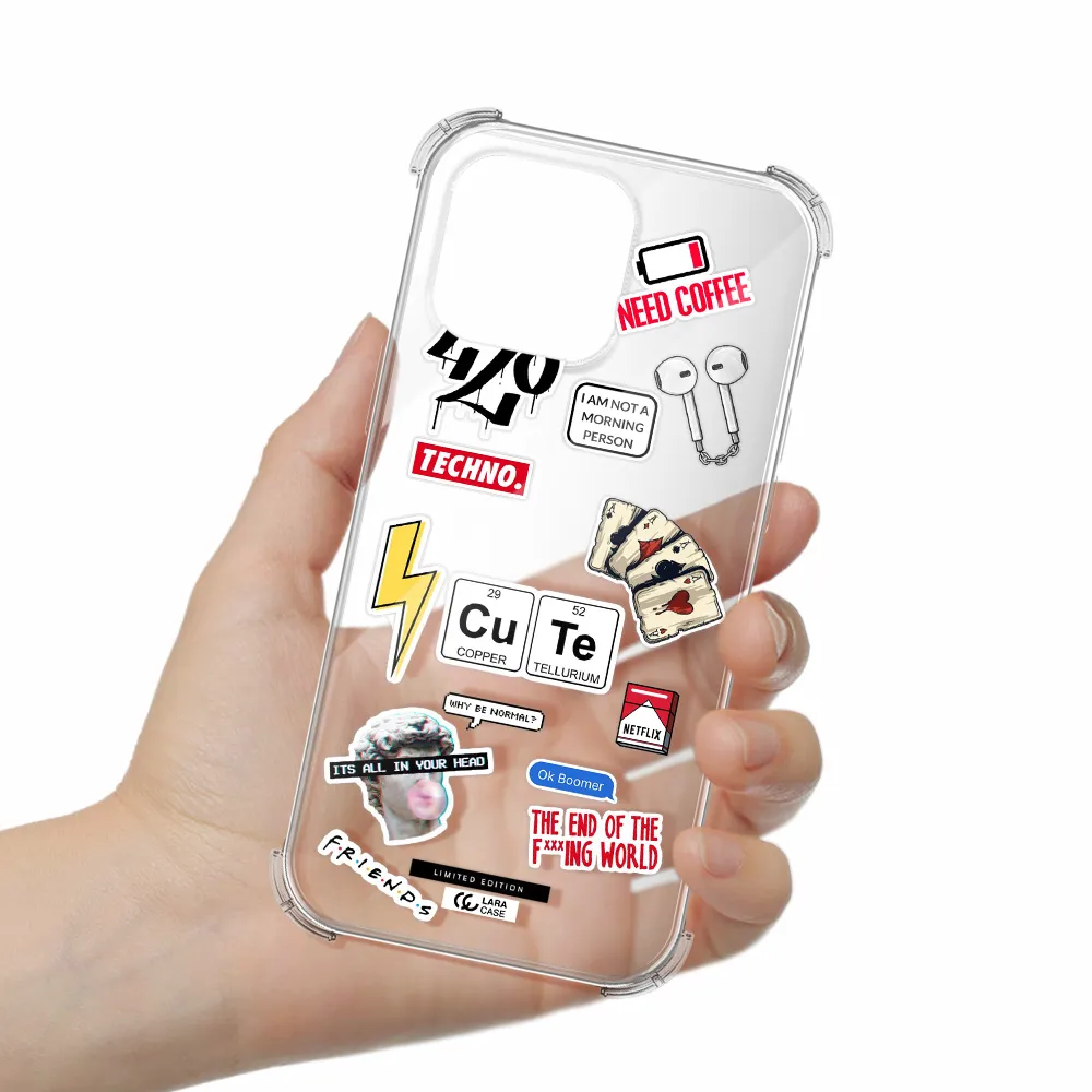 Cute Apple Iphone 16 Pro Max Clear Pc Case