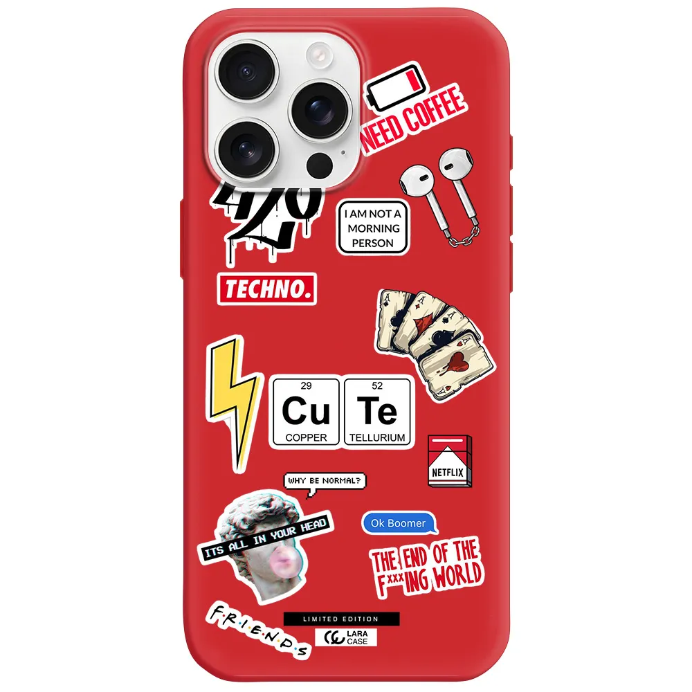 Cute Apple Iphone 16 Pro Max Silicone Stone Case