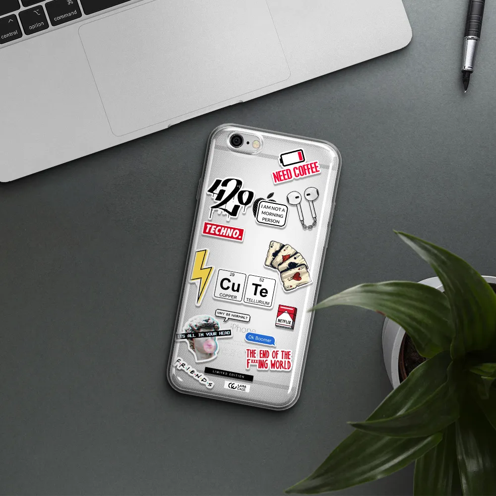 Cute Apple iPhone 6 Clear TPU Case