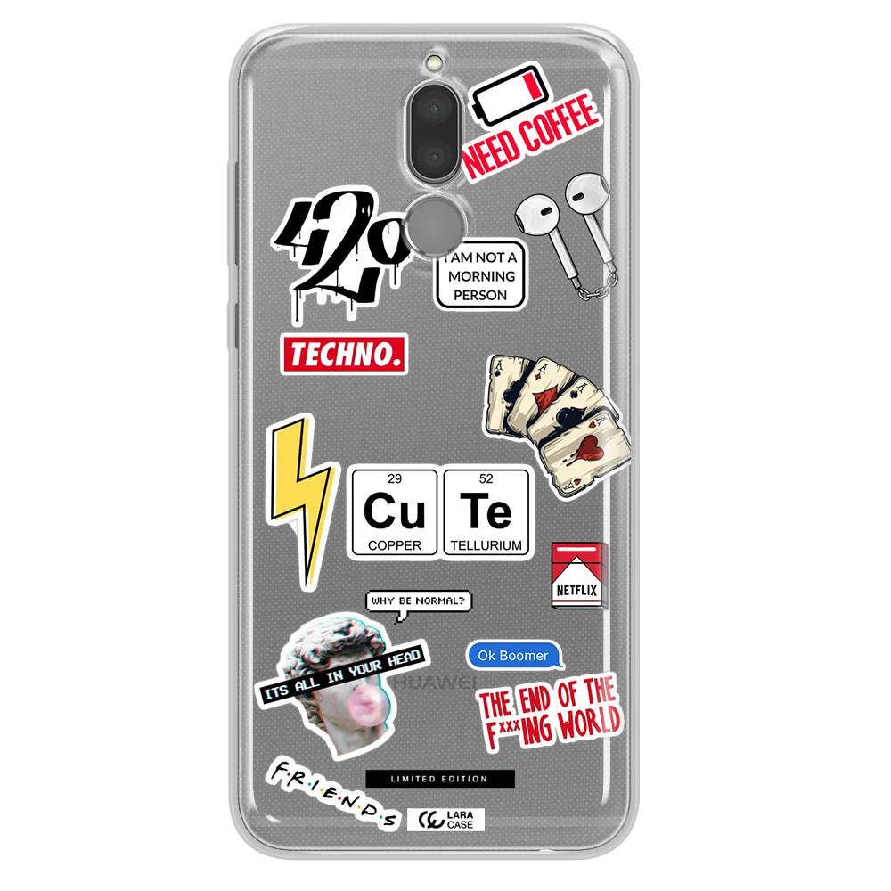 Cute Huawei Mate 10 Lite Clear TPU Case