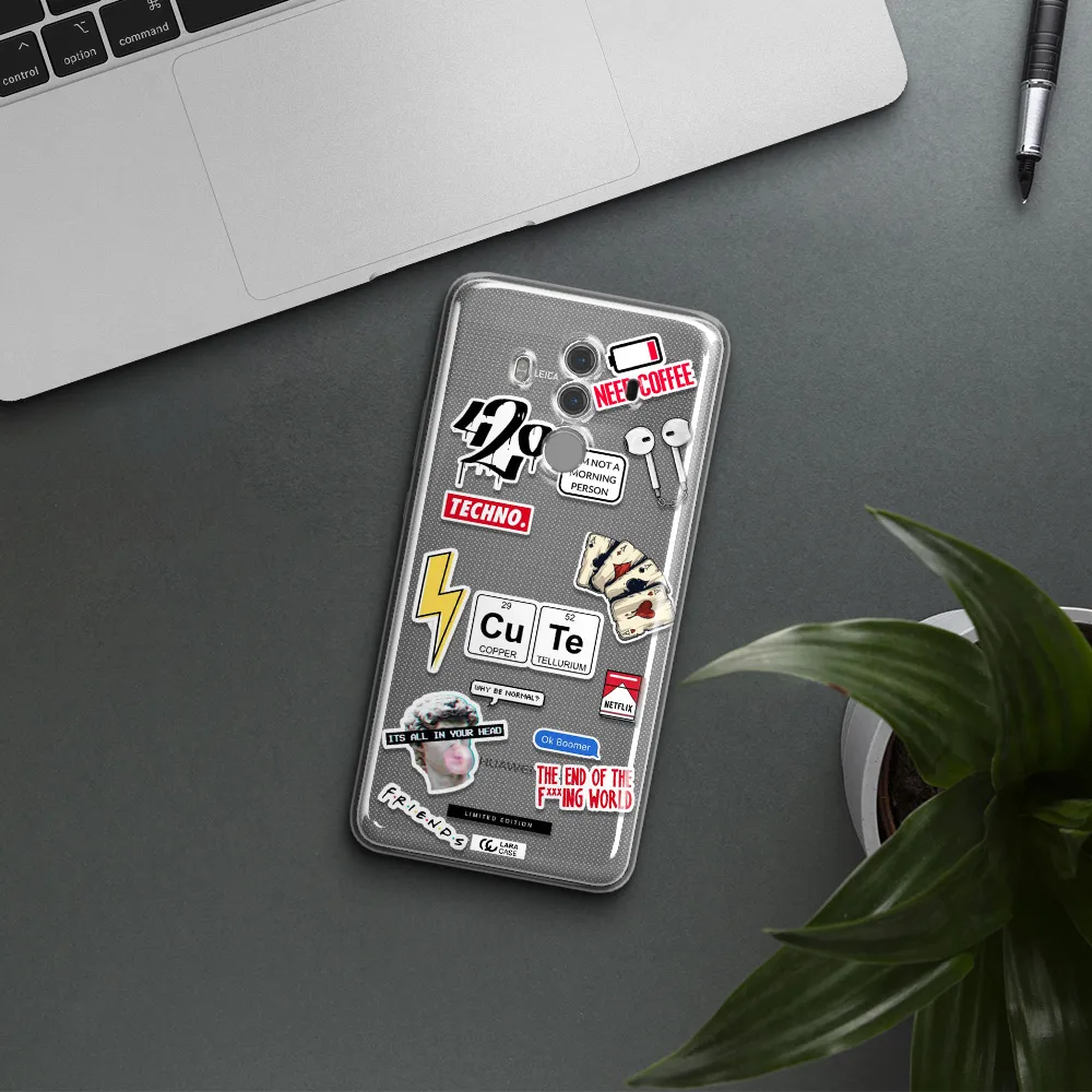 Cute Huawei Mate 10 Pro Clear TPU Case