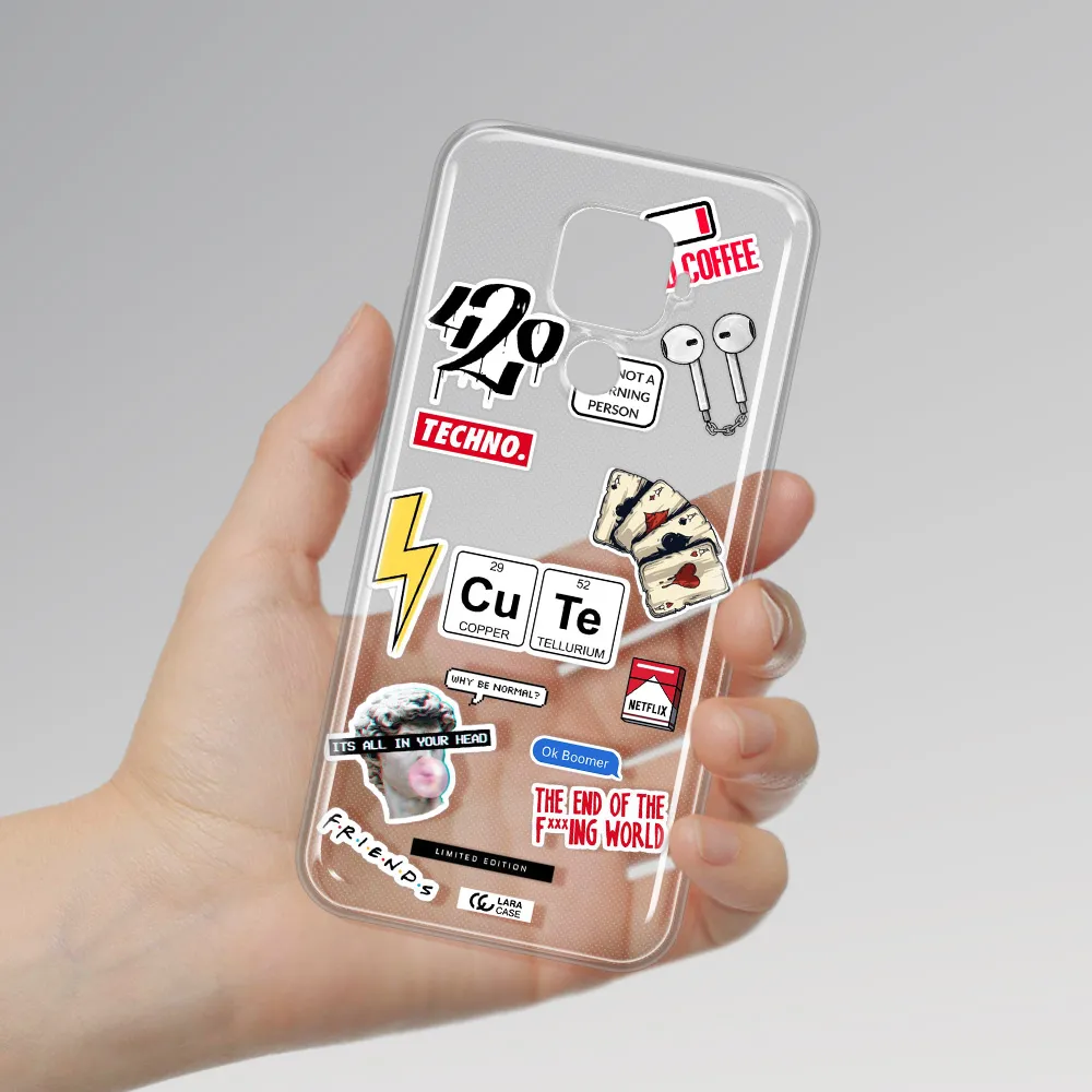 Cute Huawei Mate 30 Lite Clear TPU Case