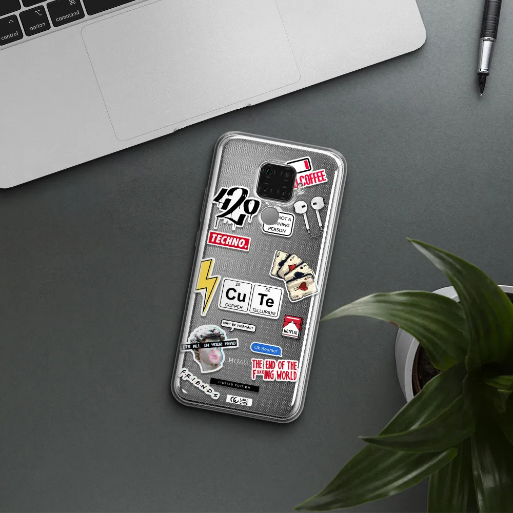 Cute Huawei Mate 30 Lite Clear TPU Case