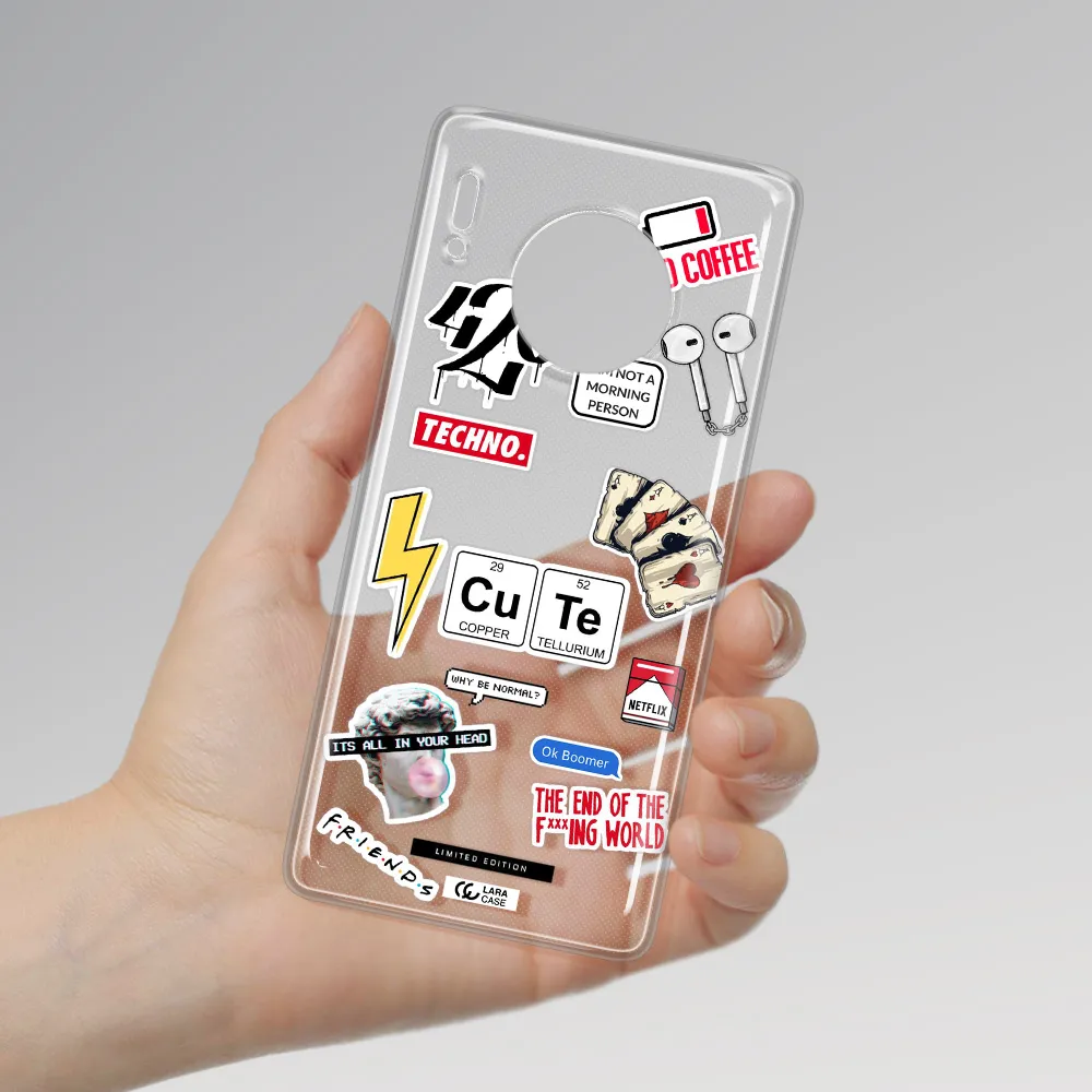 Cute Huawei Mate 30 Pro Clear TPU Case