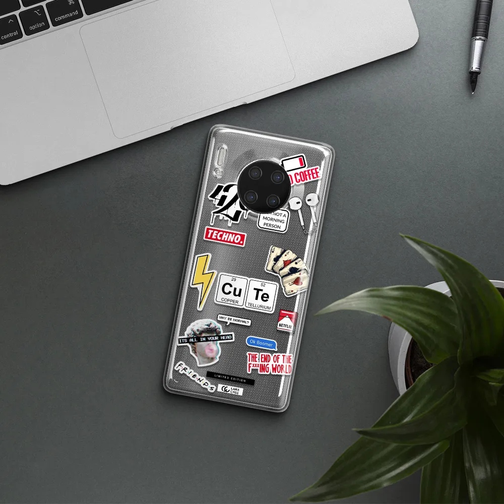 Cute Huawei Mate 30 Pro Clear TPU Case