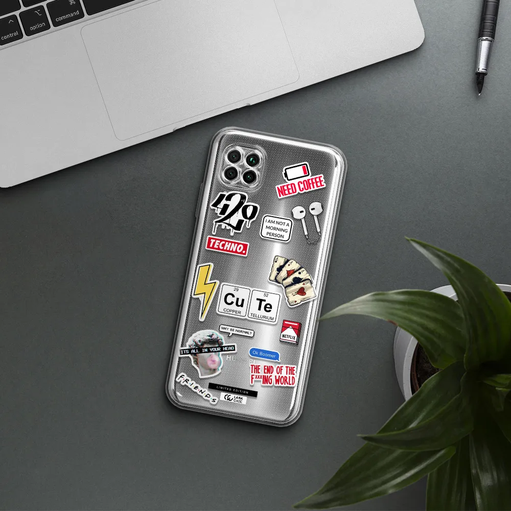 Cute Huawei Nova 7I Clear Tpu Case