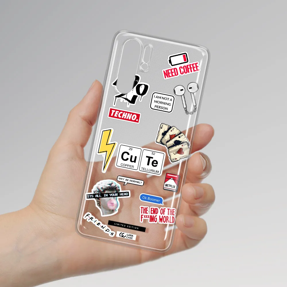 Cute Huawei P30 Pro Clear TPU Case
