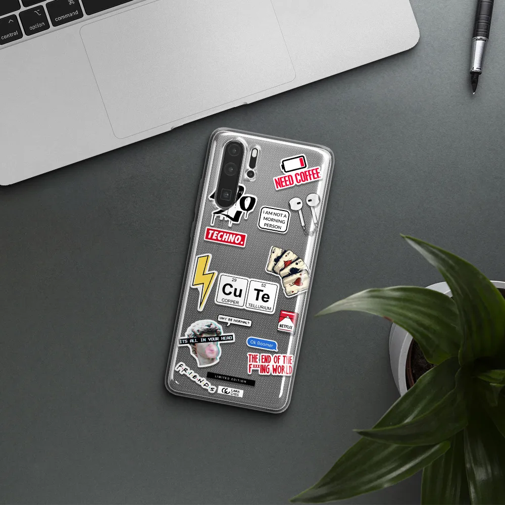 Cute Huawei P30 Pro Clear TPU Case