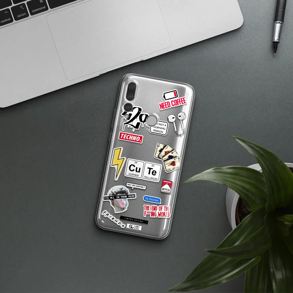 Cute Huawei Y9 Prime 2019 Clear TPU Case