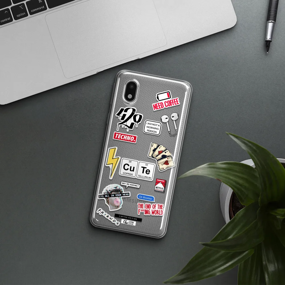 Cute Samsung A01 Core Clear Tpu Case