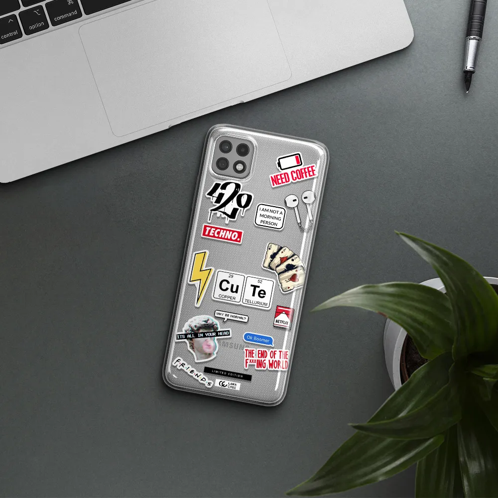 Cute Samsung A22 5g Clear TPU Case