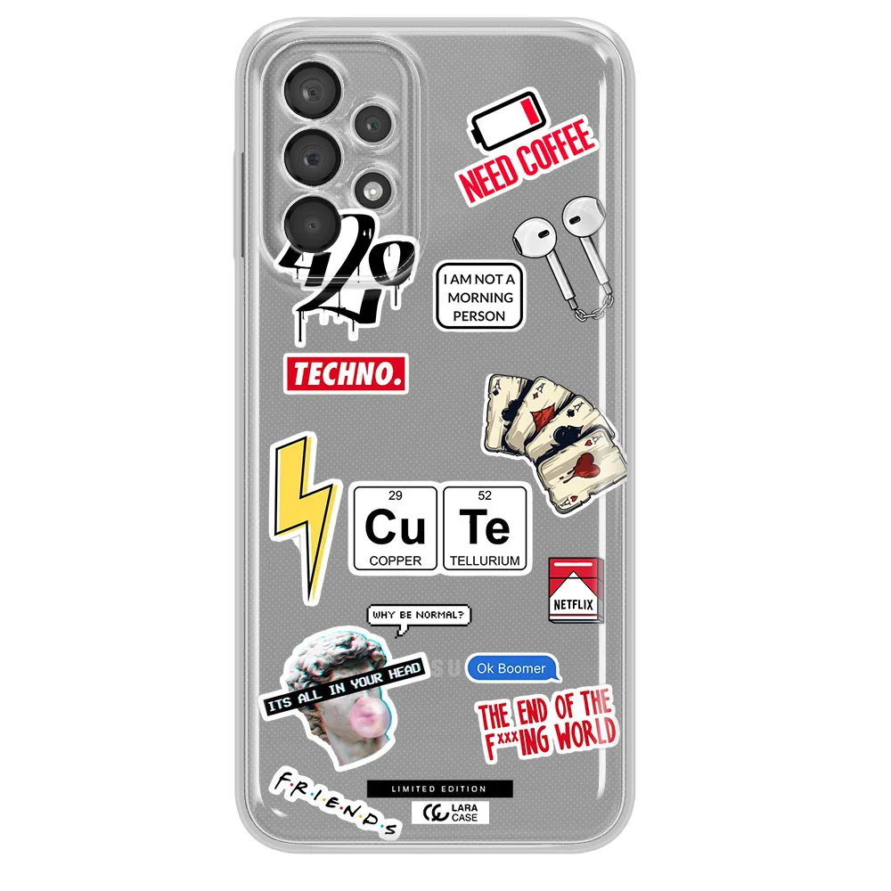 Cute Samsung A23 5G Clear Tpu Case