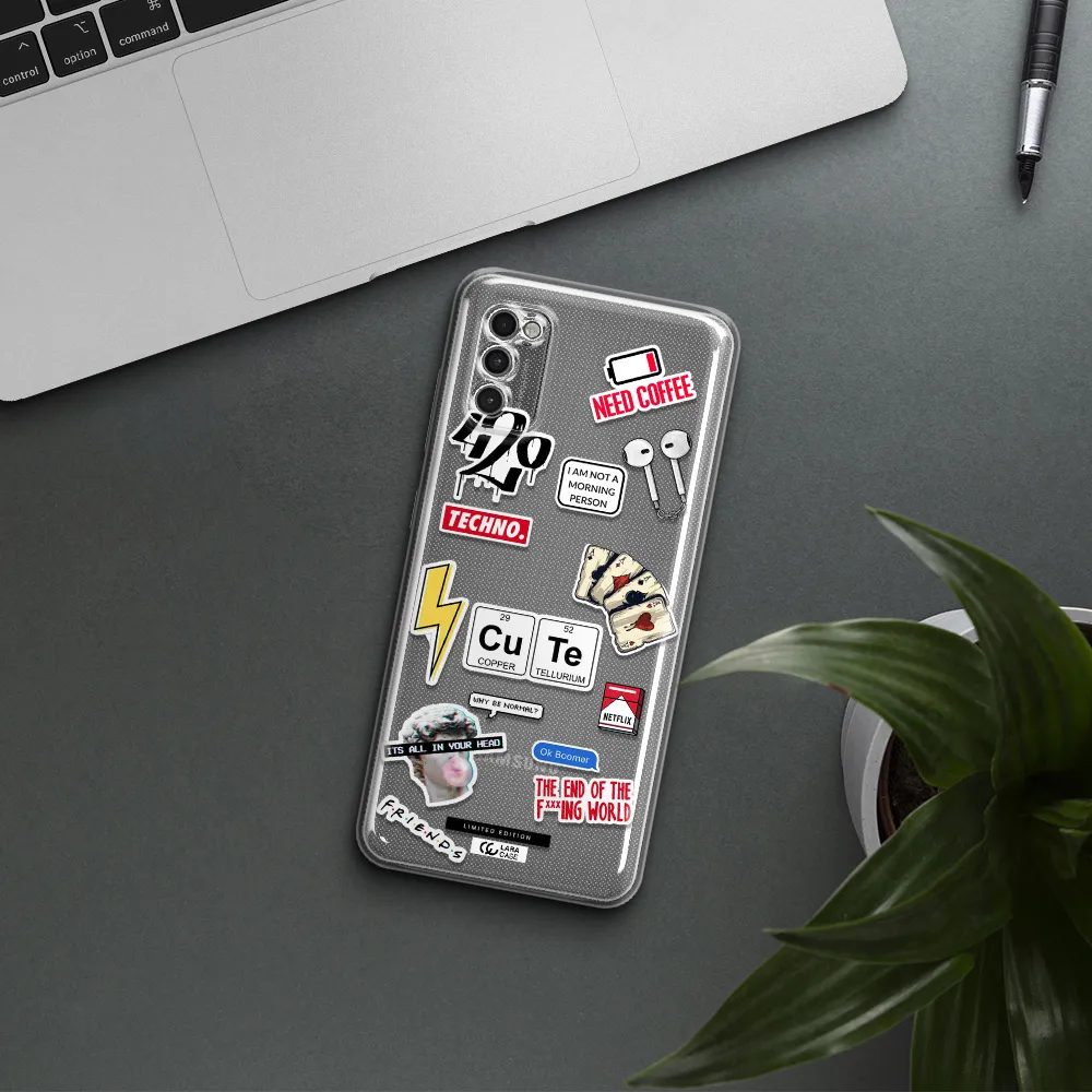 Cute Samsung A41 Clear Tpu Case