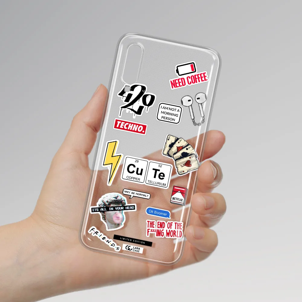 Cute Samsung A50S Clear Tpu Case