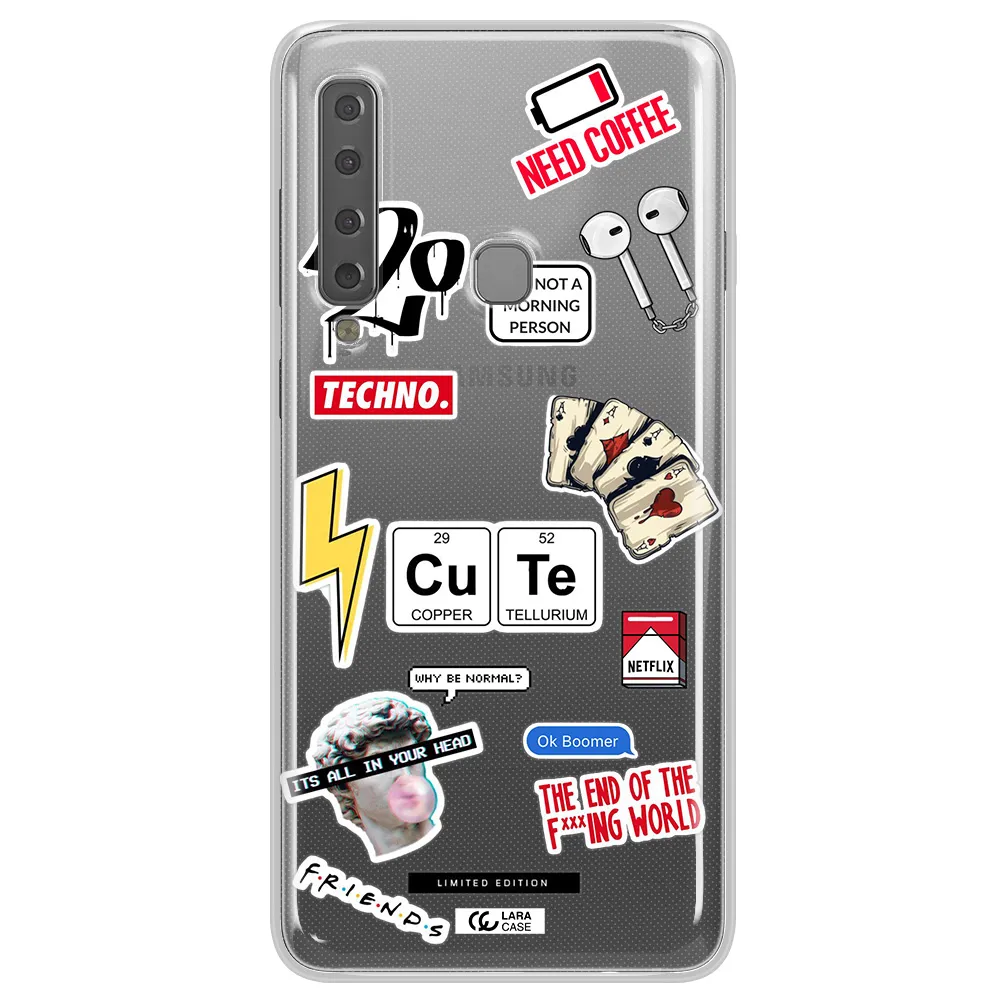 Cute Samsung A9 2018 Clear TPU Case