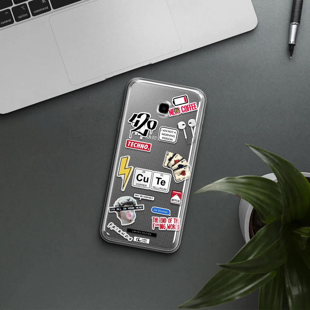 Cute Samsung J4 Plus Clear TPU Case