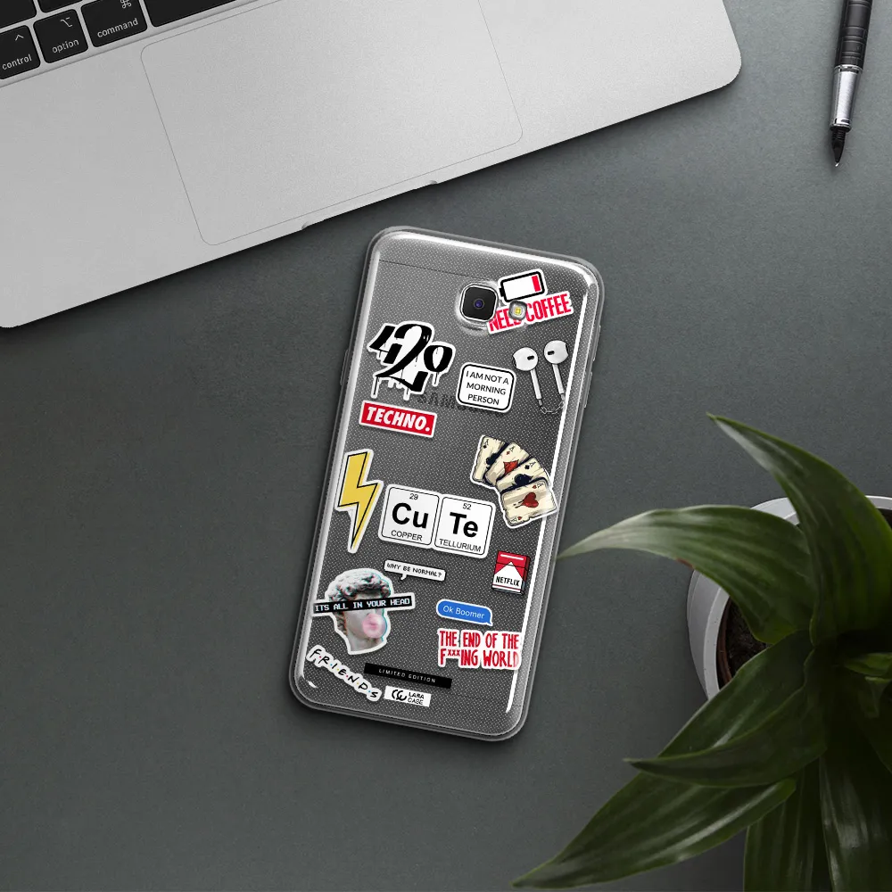 Cute Samsung J5 Prime Clear TPU Case