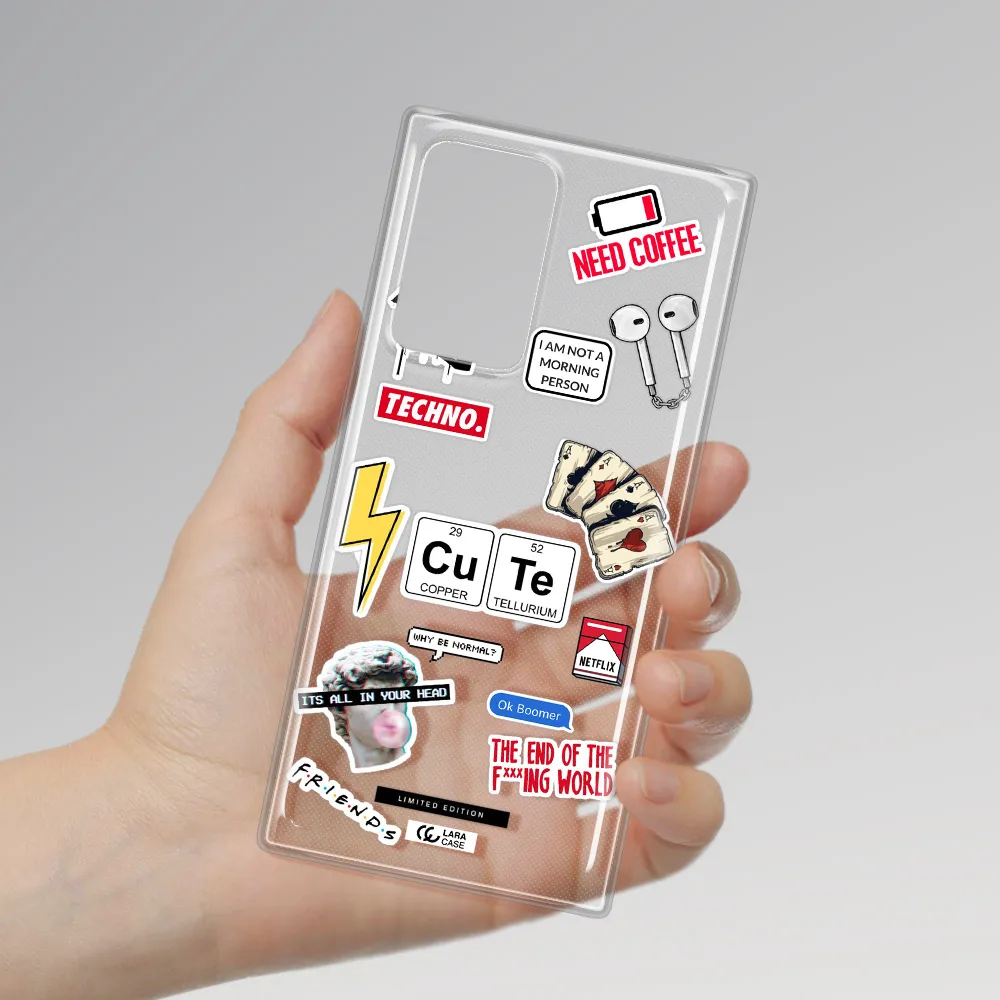 Cute Samsung Note 20 Ultra Clear TPU Case